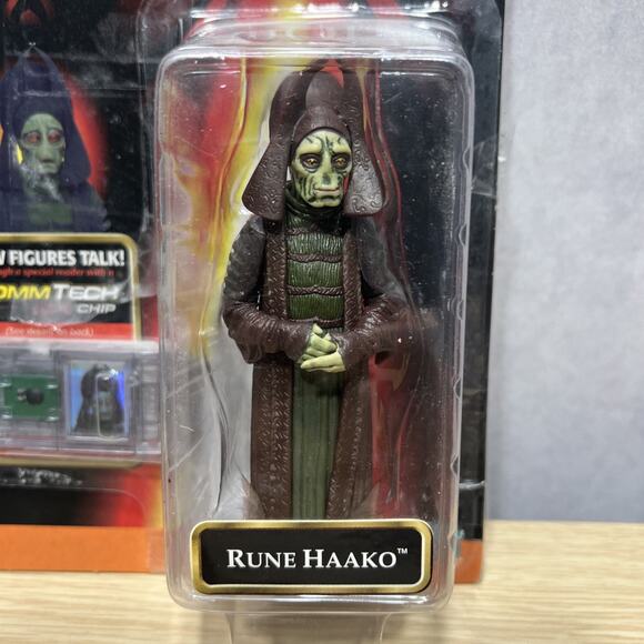 Star Wars Episode Commtech Rune Haako 3.75" Action Figure 1999 Hasbro NEW - Picture 2 of 7